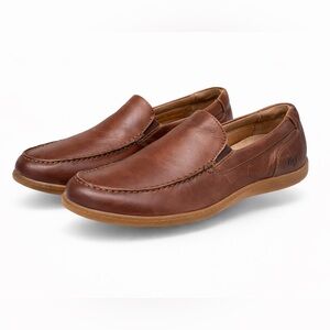 Born Mens Leather Slip-On Loafers Size 11M Brown Casual Shoes​​